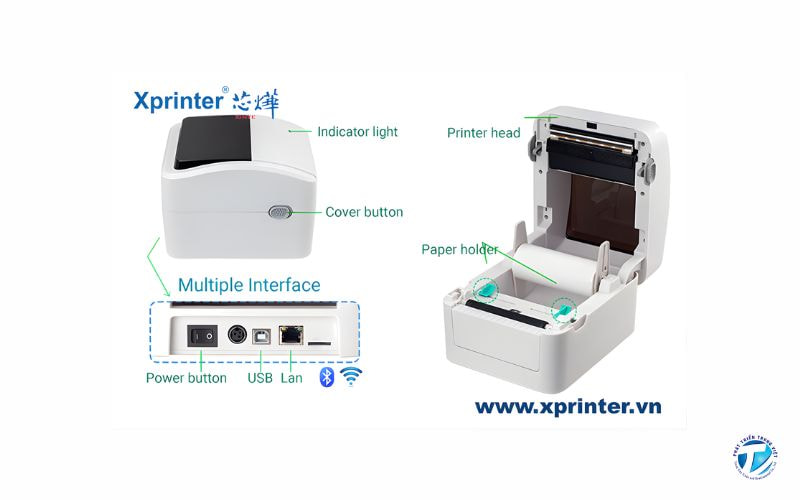 Máy in đơn Xprinter XP 420B 